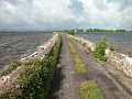 The causeway to the island of Inchiquin on Lough Corrib